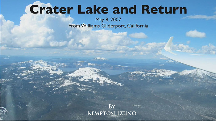 Crater Lake Flight Photo by Kempton Izuno